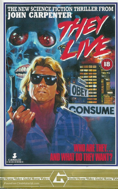 They Live - British VHS movie cover
