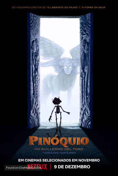 Guillermo del Toro&#039;s Pinocchio - Brazilian Movie Poster