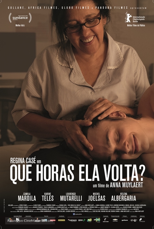 Que Horas Ela Volta? - Brazilian Movie Poster