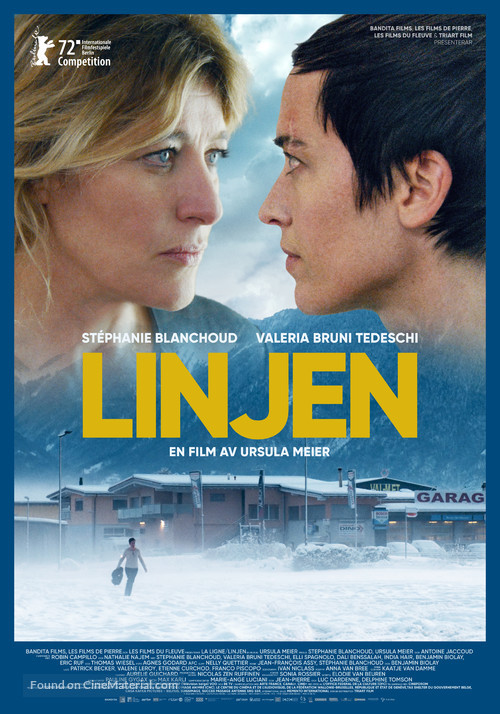 La ligne - Swedish Movie Poster