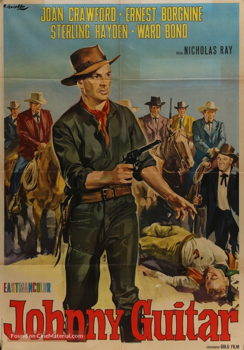Johnny Guitar - Italian Movie Poster