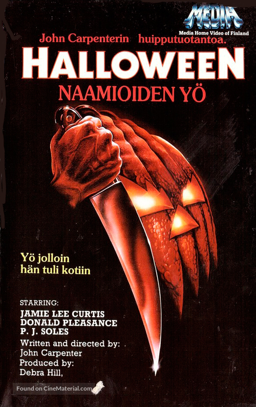 Halloween - Finnish VHS movie cover
