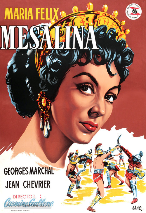 Messalina - Spanish Movie Poster
