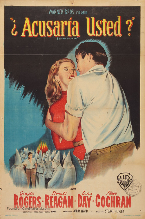 Storm Warning - Argentinian Movie Poster