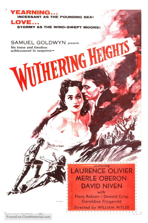 Wuthering Heights - Re-release movie poster