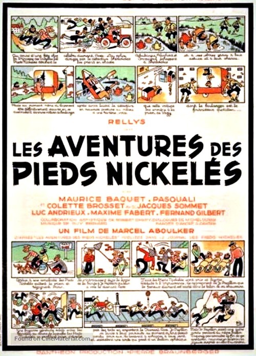 Les aventures des Pieds-Nickel&eacute;s - French Movie Poster