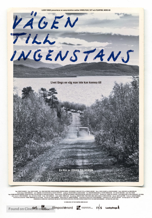 V&auml;gen till ingenstans - Swedish Movie Poster