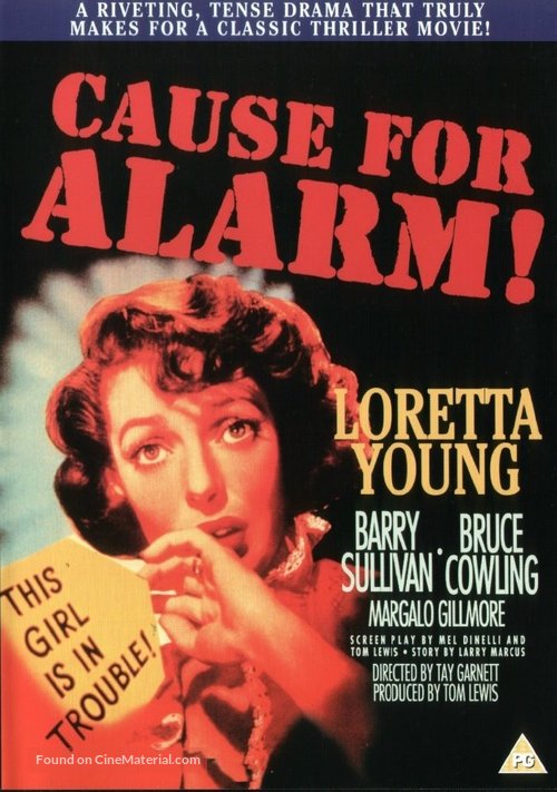 Cause for Alarm! - British DVD movie cover