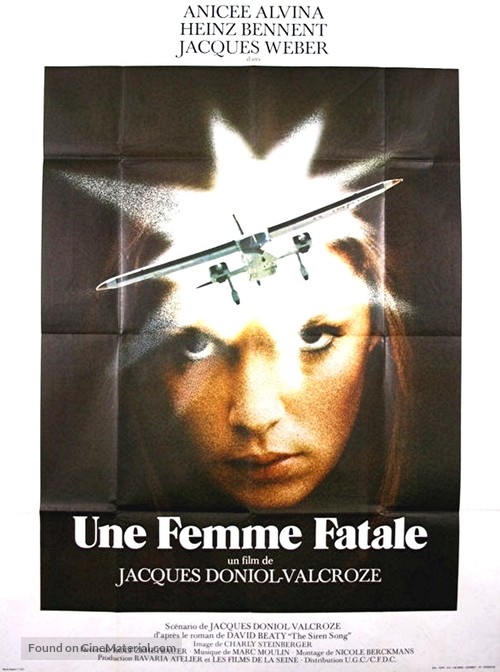 Une femme fatale - French Movie Poster