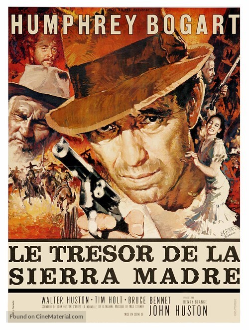 The Treasure of the Sierra Madre - French Movie Poster