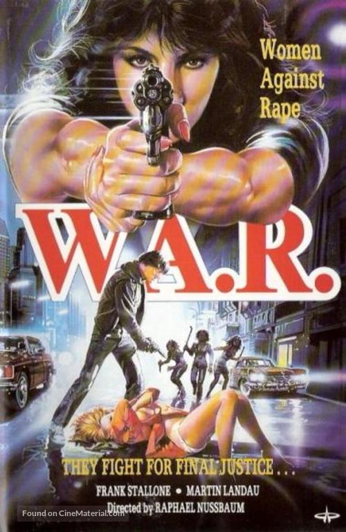 W.A.R.: Women Against Rape - Dutch VHS movie cover