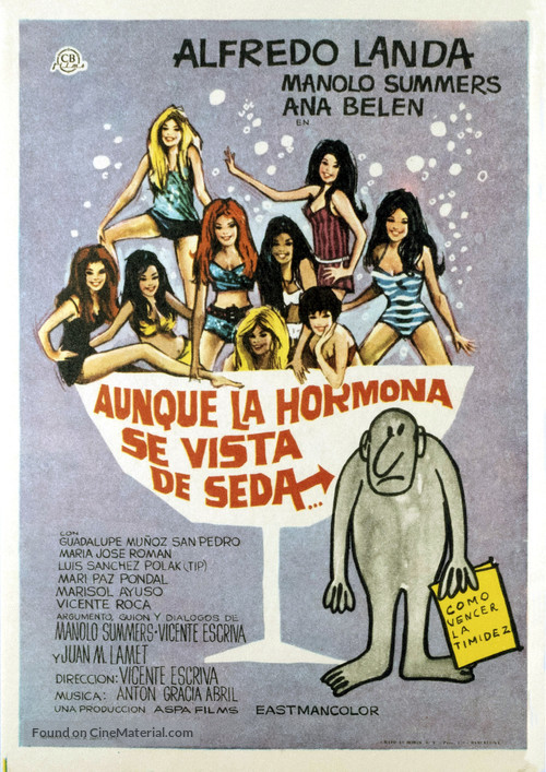 Aunque la hormona se vista de seda... - Spanish Movie Poster