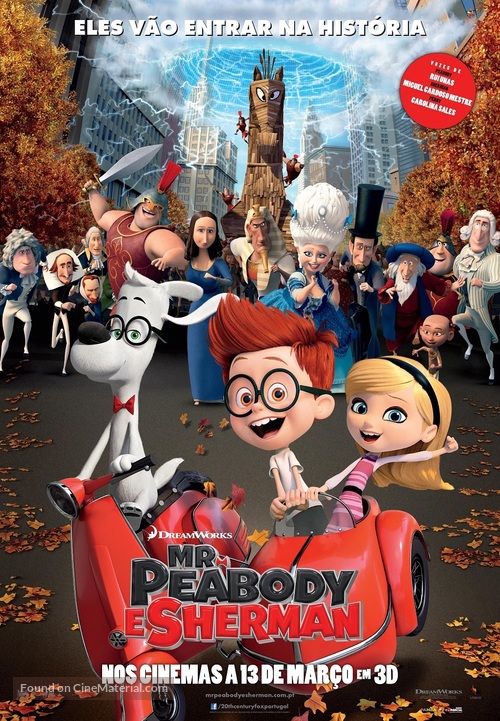 Mr. Peabody &amp; Sherman - Portuguese Movie Poster