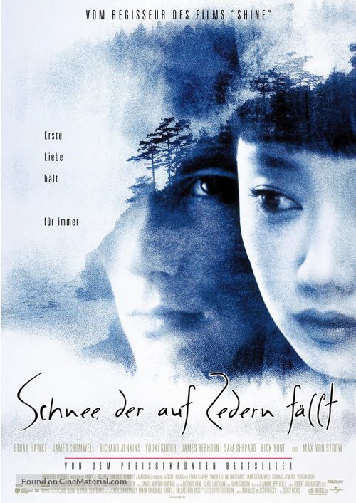 Snow Falling on Cedars - German Movie Poster