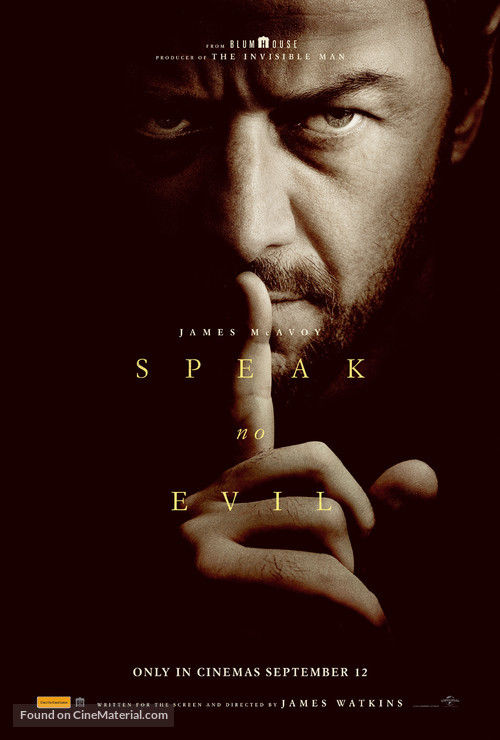 Speak No Evil - Australian Movie Poster