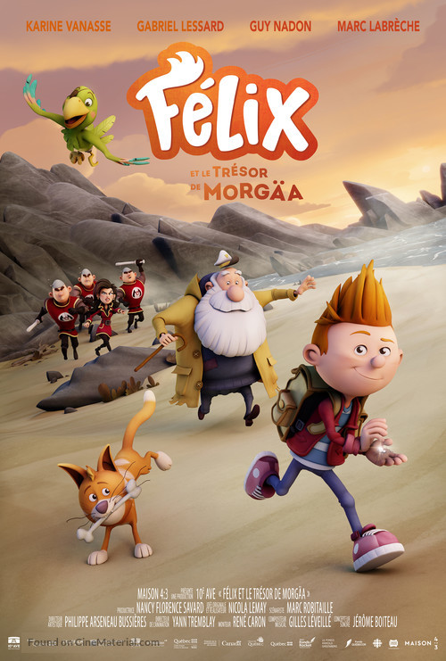 F&eacute;lix et le tr&eacute;sor de Morg&auml;a - Canadian Movie Poster