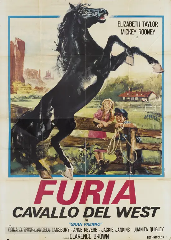 National Velvet - Italian Movie Poster