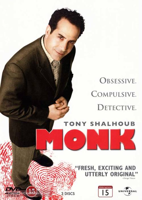 &quot;Monk&quot; - Danish DVD movie cover