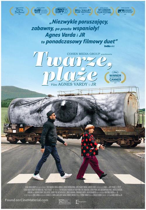 Visages, villages - Polish Movie Poster