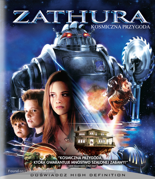 Zathura: A Space Adventure - Polish Blu-Ray movie cover