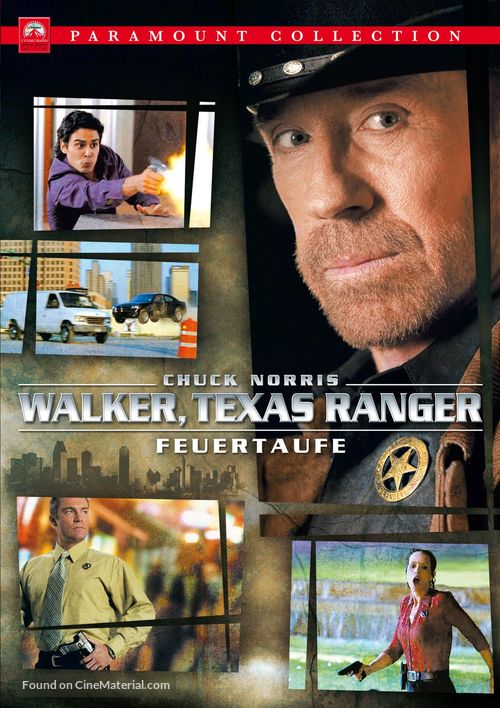 Walker, Texas Ranger: Trial by Fire - German DVD movie cover