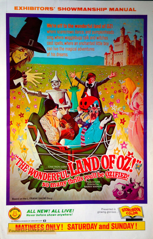 The Wonderful Land of Oz - poster