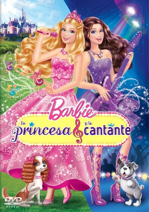 Barbie: The Princess &amp; the Popstar - Spanish Movie Cover