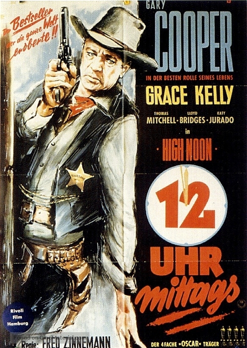 High Noon - German Movie Poster