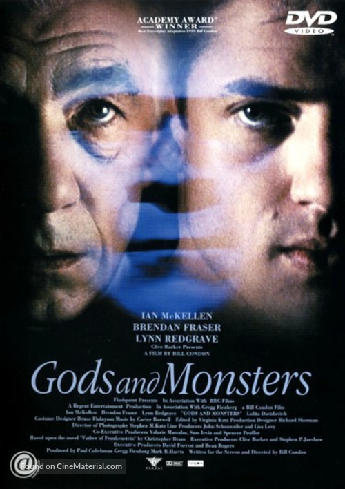 Gods and Monsters - Japanese DVD movie cover