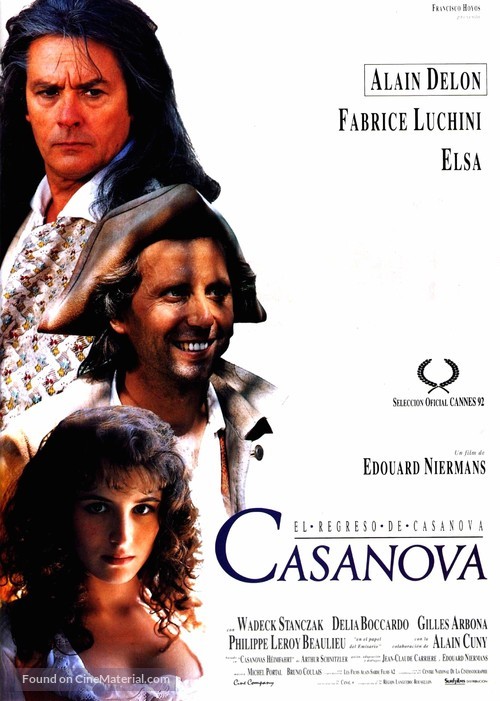 Le retour de Casanova - Spanish Movie Poster