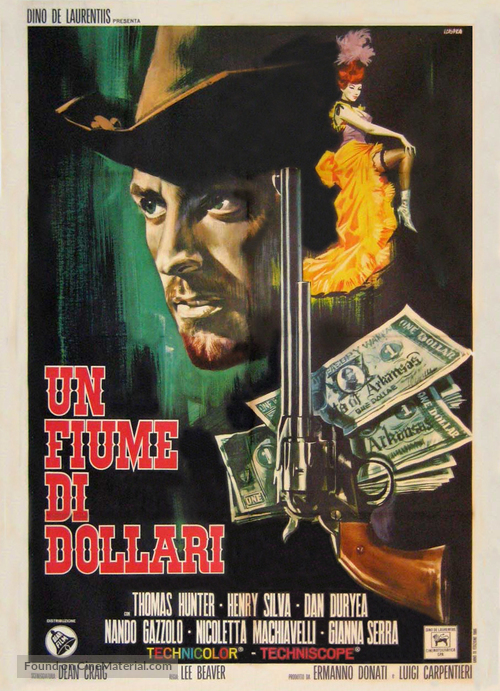 Fiume di dollari, Un - Italian Movie Poster