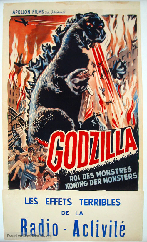 Gojira - Belgian Movie Poster