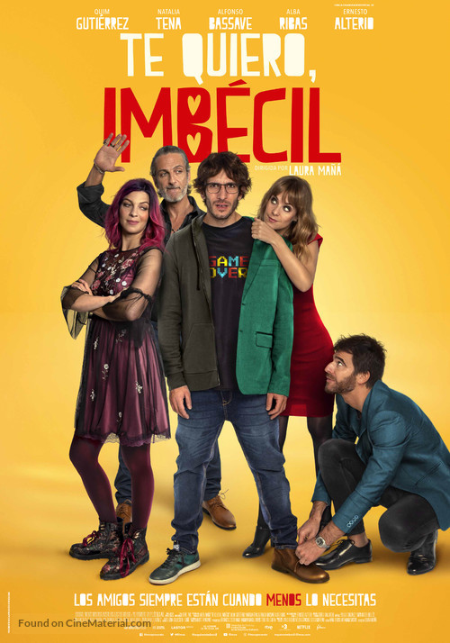 Te quiero, imb&eacute;cil - Spanish Movie Poster