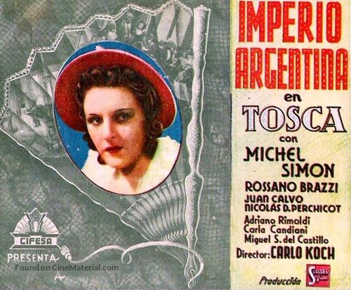 Tosca - Argentinian Movie Poster