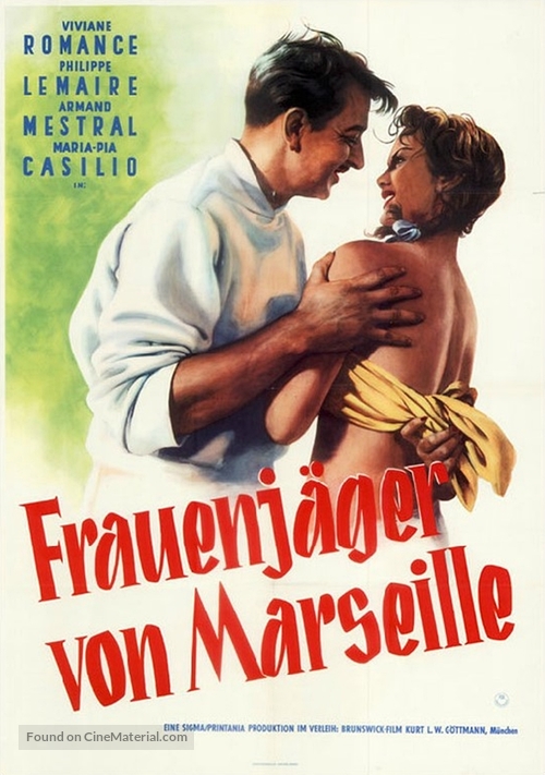 Le tournant dangereux - German Movie Poster