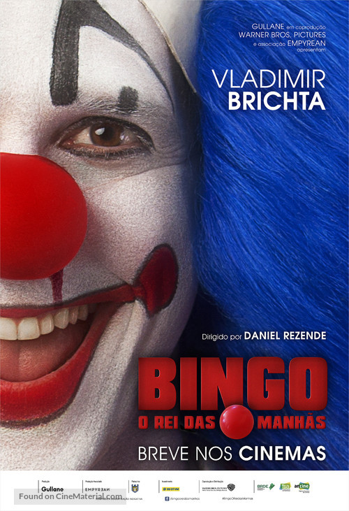 Bingo: O Rei das Manh&atilde;s - Brazilian Movie Poster