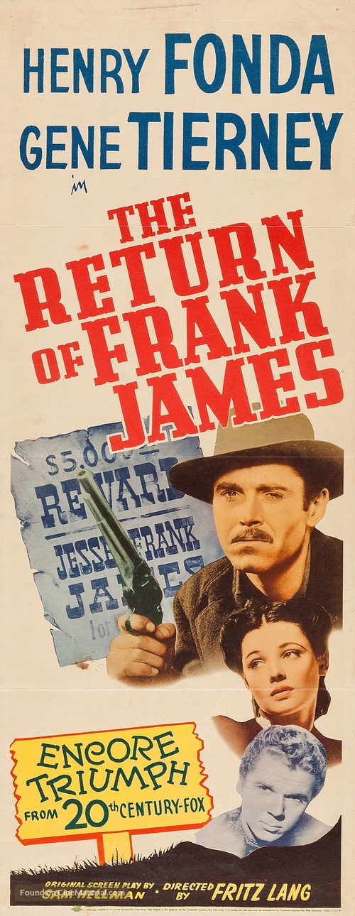 The Return of Frank James - Movie Poster