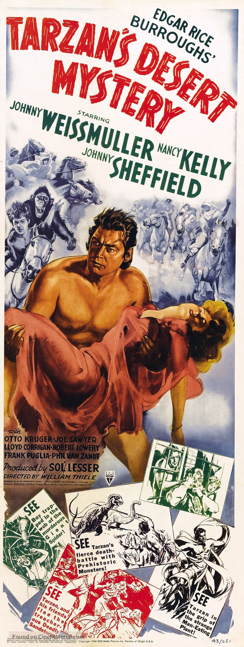 Tarzan&#039;s Desert Mystery - Movie Poster