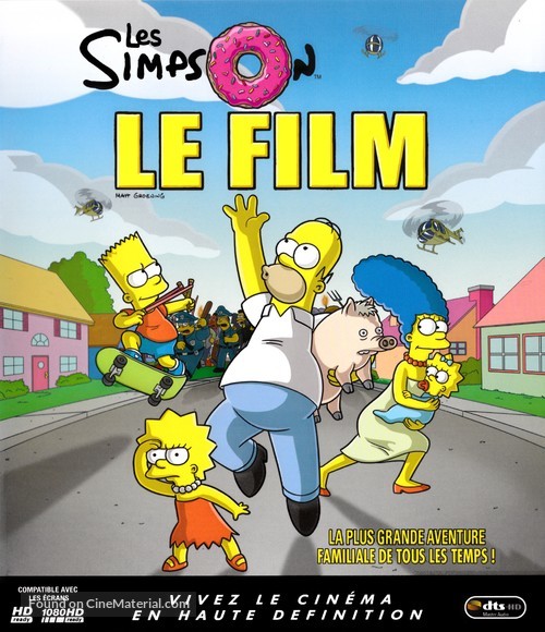 The Simpsons Movie - French Blu-Ray movie cover