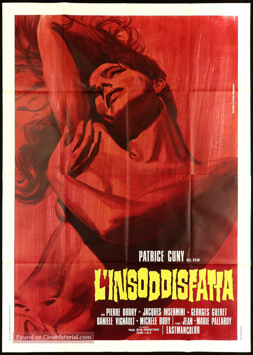 L&#039;insatisfaite - Italian Movie Poster
