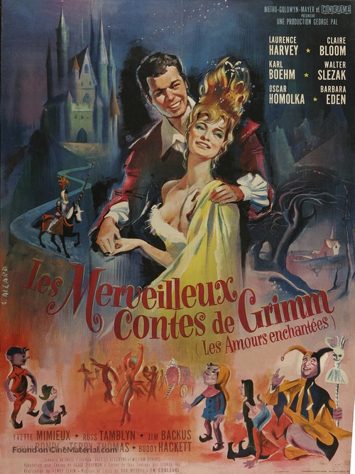 The Wonderful World of the Brothers Grimm - French Movie Poster