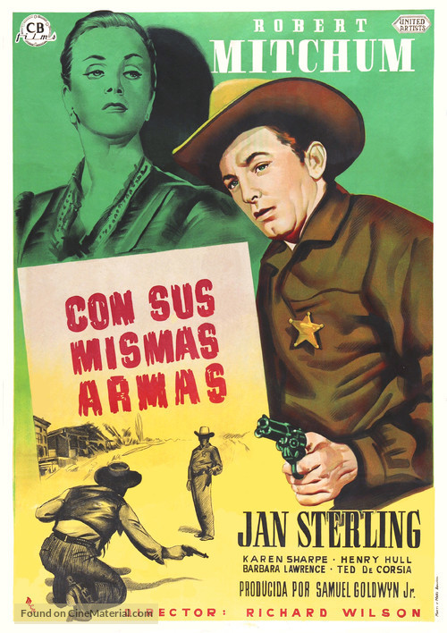 Man with the Gun - Spanish Movie Poster