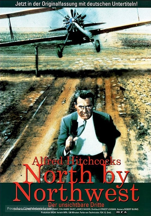 North by Northwest - German Movie Poster
