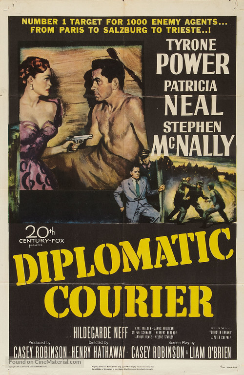 Diplomatic Courier - Movie Poster