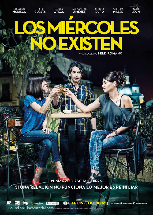 Los mi&eacute;rcoles no existen - Spanish Movie Poster