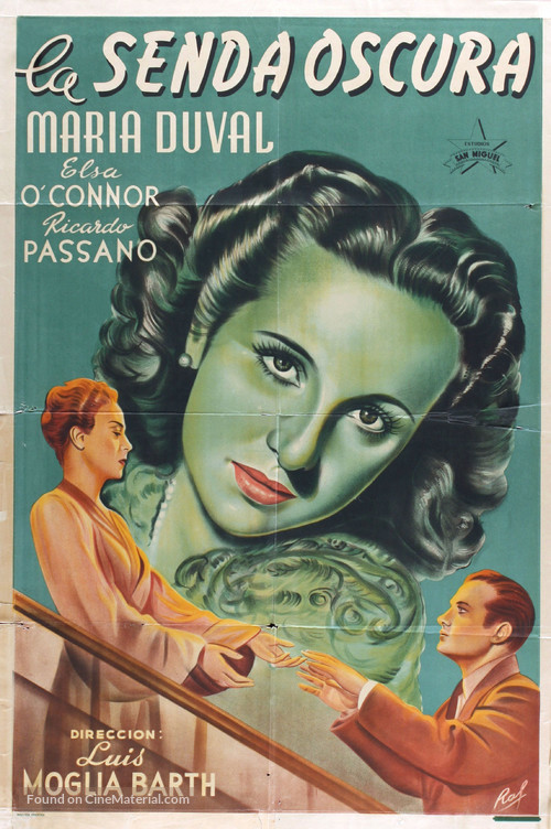 La senda oscura - Argentinian Movie Poster