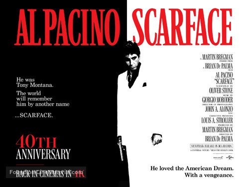 Scarface - British Movie Poster