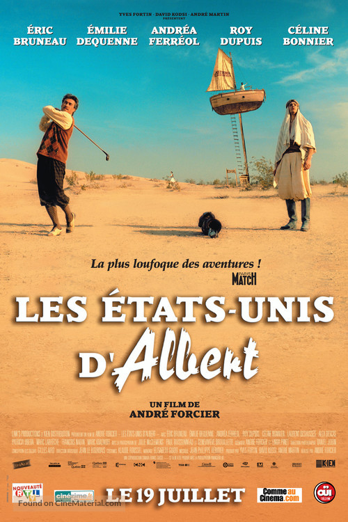 &Eacute;tats-Unis d&#039;Albert, Les - French Movie Poster