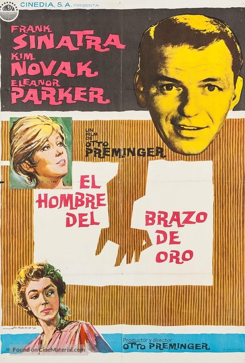 The Man with the Golden Arm - Spanish Movie Poster