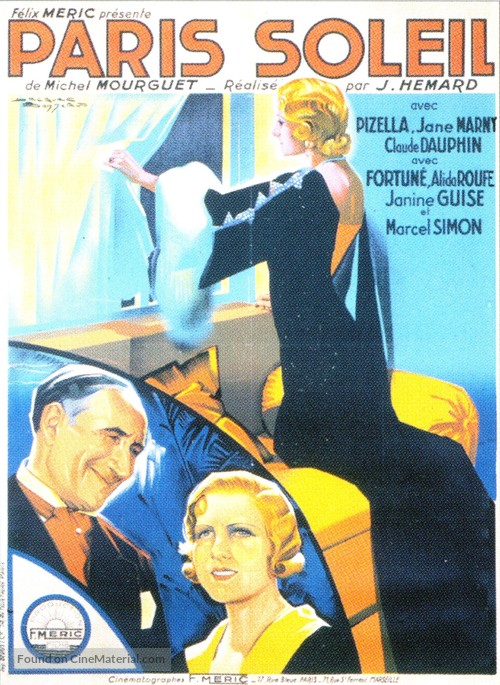 Paris-Soleil - French Movie Poster